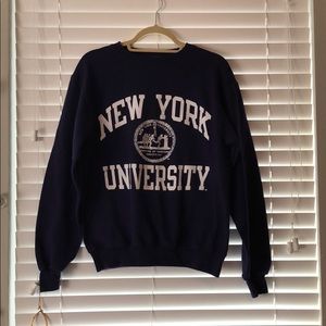 NYU pullover sweater